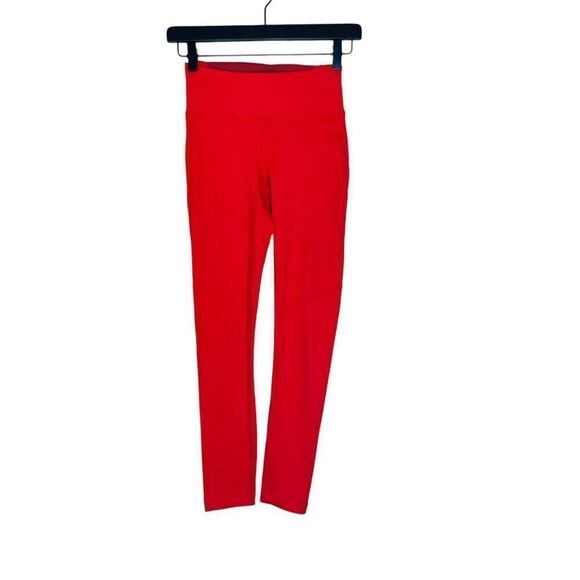 Outdoor Voices Techsweat Core Leggings Red Size XS - Picture 2 of 10